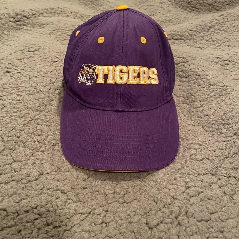 LSU Purple & Gold Baseball Hat Adjustable LSU Tigers